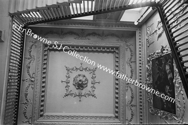 CASTLETOWN HOUSE  CEILING OF INNER HALL AND STAIRCASE